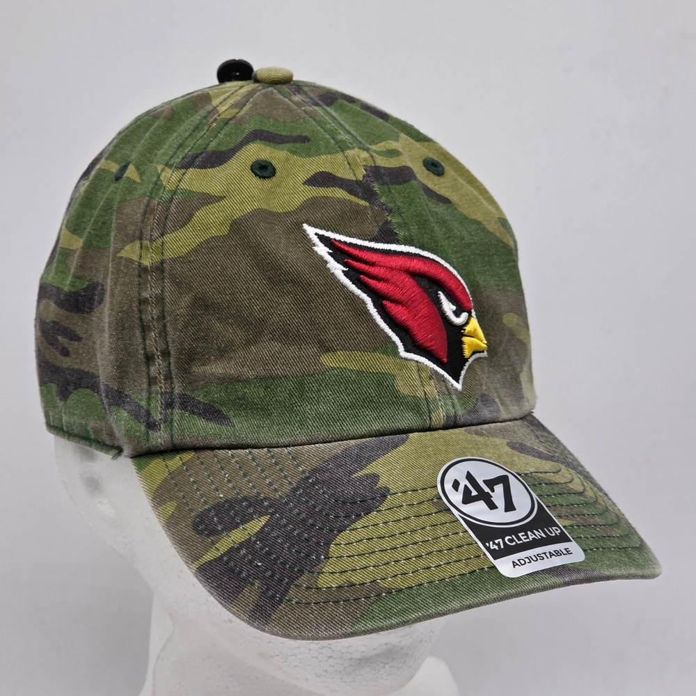 Arizona Cardinals '47 Brand Clean Up Camo Hat Adjustable Strapback NFL Cap New